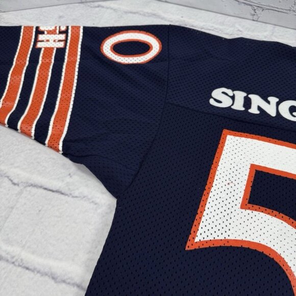 Vintage Mike Singletary‎ #50 Sand-Knit Chicago Bears Jersey Size Large Authentic - Picture 16 of 16